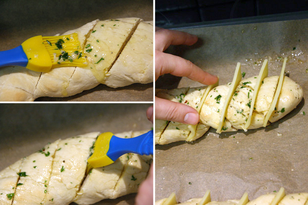 Käse-Knoblauch-Baguette – vanillakitchen