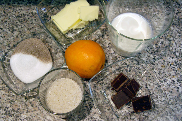 Schokolade Milchreis mit Orangenfilets - vanillakitchen