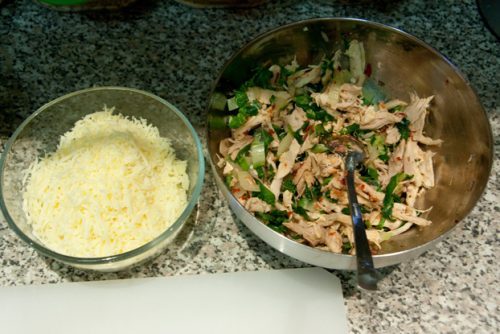 Flautas mit Hühnchen und Mangold – vanillakitchen