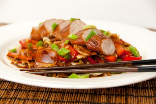 Schweinefilet mit asiatischem Gemüse – vanillakitchen