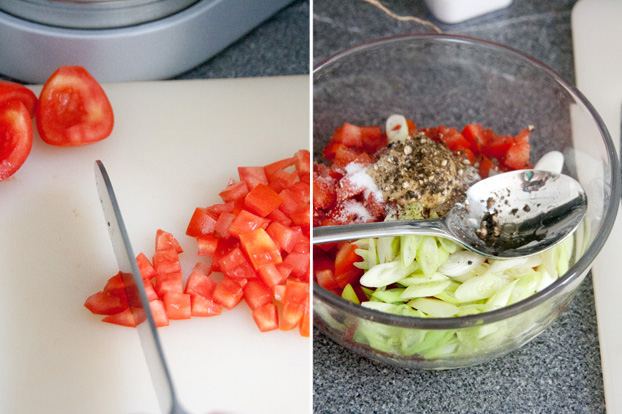 Lauwarmer Spargelsalat mit pochiertem Ei – vanillakitchen